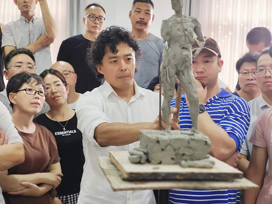 Our Artists In Heibei Province Sculpture Design Exhibitions With Their Art Work