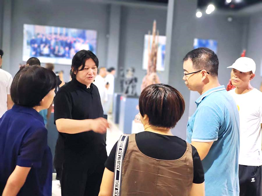 Our Artists In Heibei Province Sculpture Design Exhibitions With Their Art Work