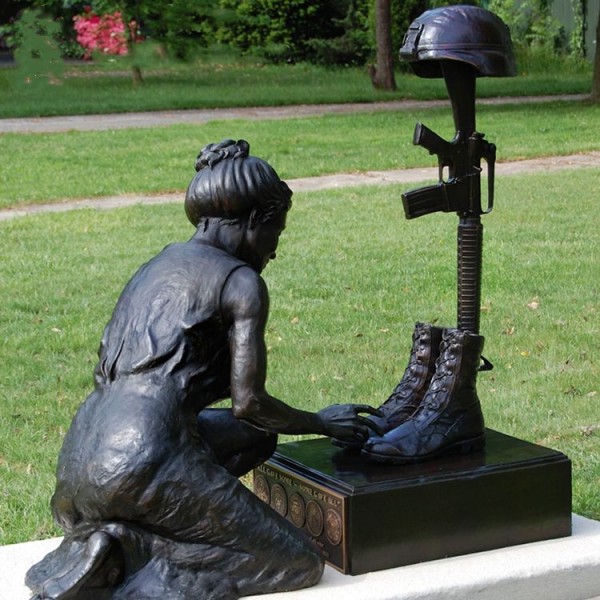 Bronze Soldier Statue Sculpture