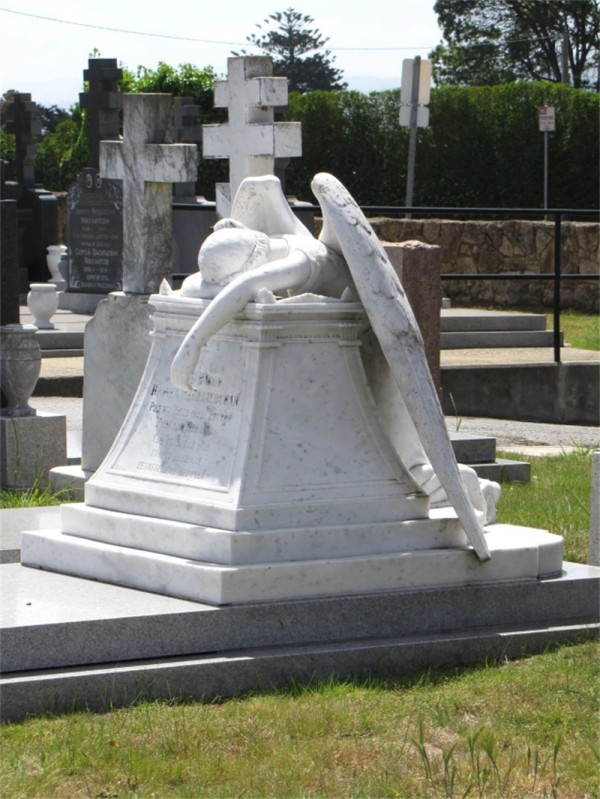 Weeping Angel Headstone Sculpture