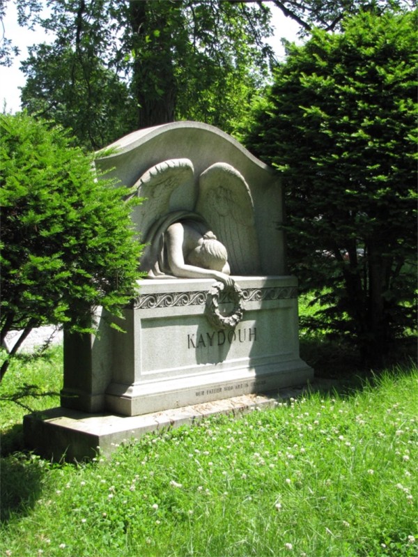 Weeping Angel Headstone Sculpture