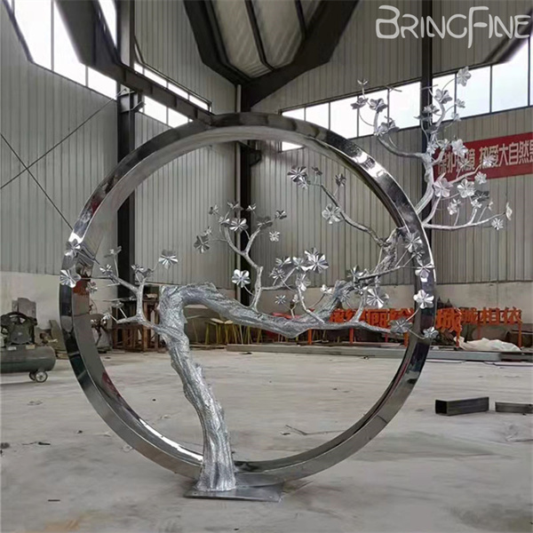 Stainless Steel Tree Sculpture