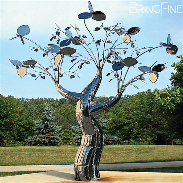 Stainless Steel Tree Sculpture