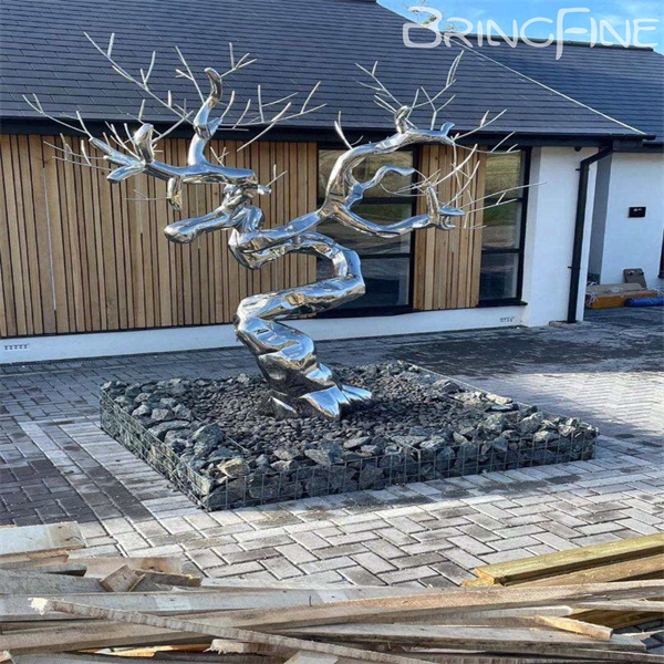 Stainless Steel Tree Sculpture