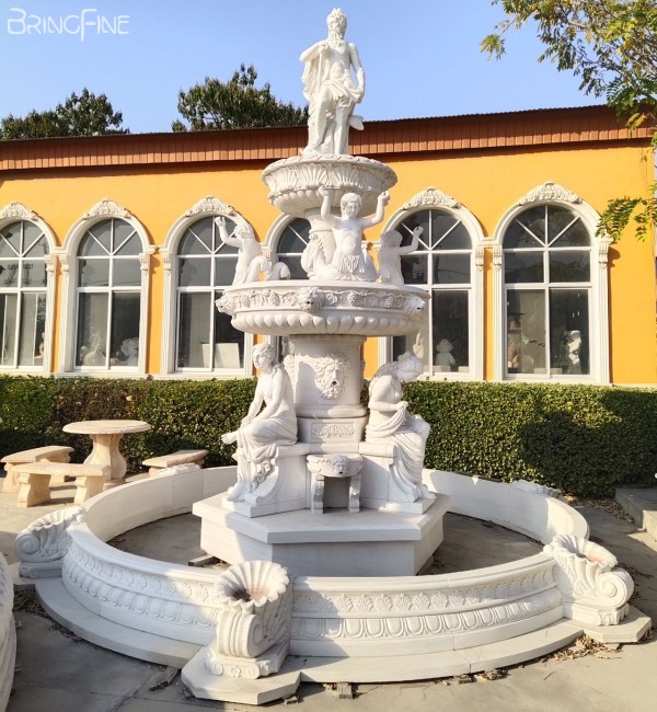 Outdoor Garden Marble Water Fountain