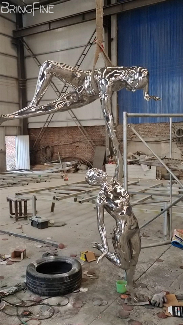 Stainless Steel Figure Sculpture