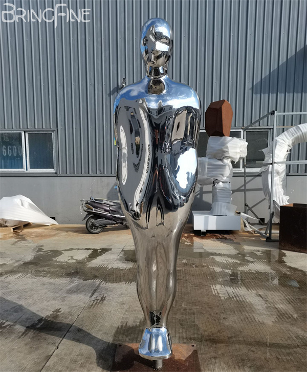 Stainless Steel Figure Sculpture