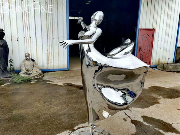 Stainless Steel Figure Sculpture