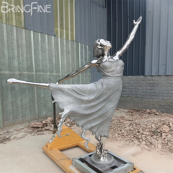 Stainless Steel Figure Sculpture