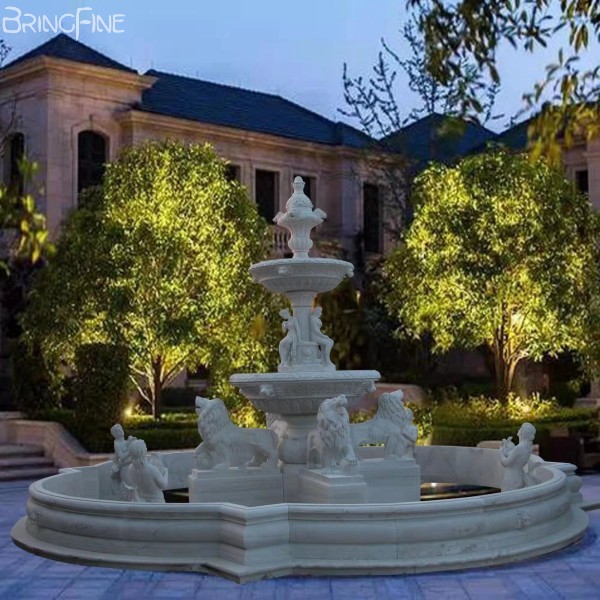 Outdoor Garden Marble Water Fountain