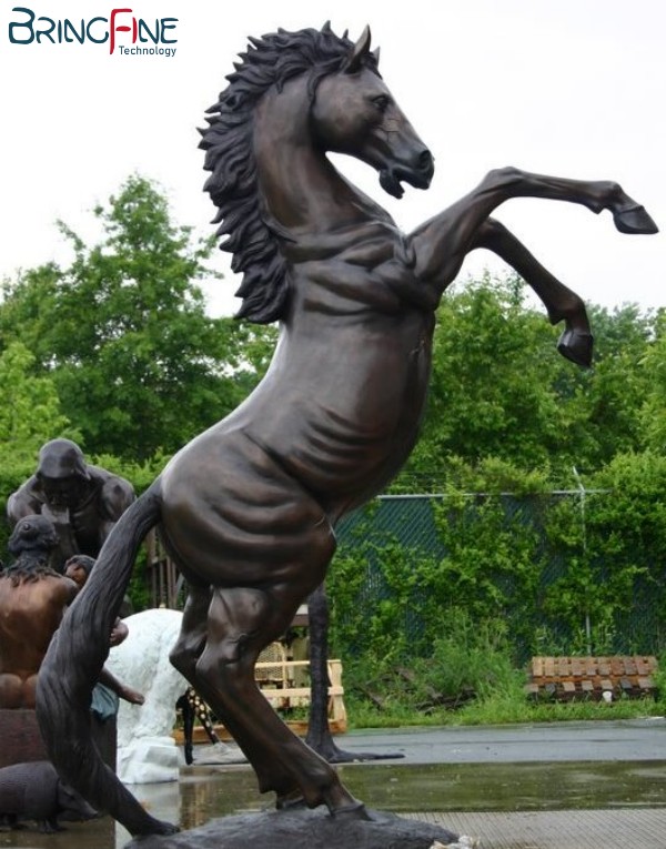 Outdoor Bronze Horse Sculpture