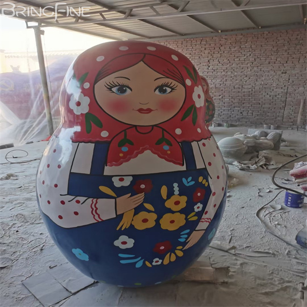 Fiberglass Russian Doll Sculpture