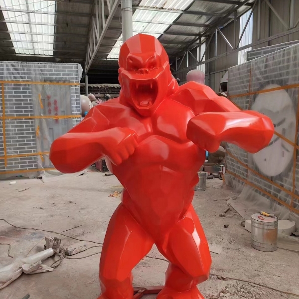 Fiberglass Gorilla sculpture