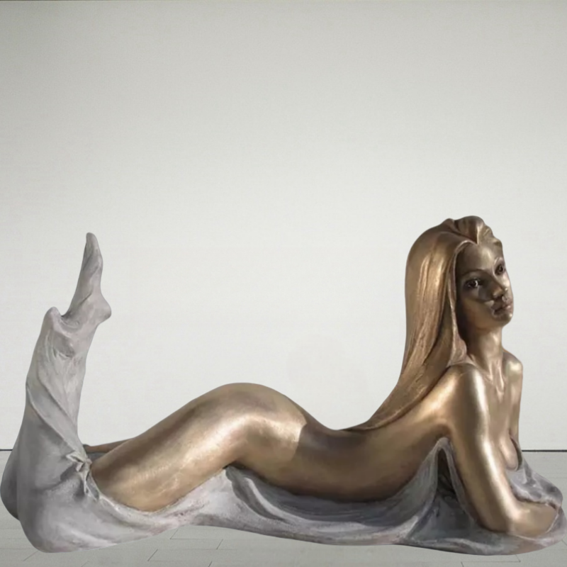 Bronze Girl Sculpture