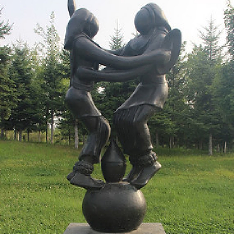 Bronze Hug Sculpture