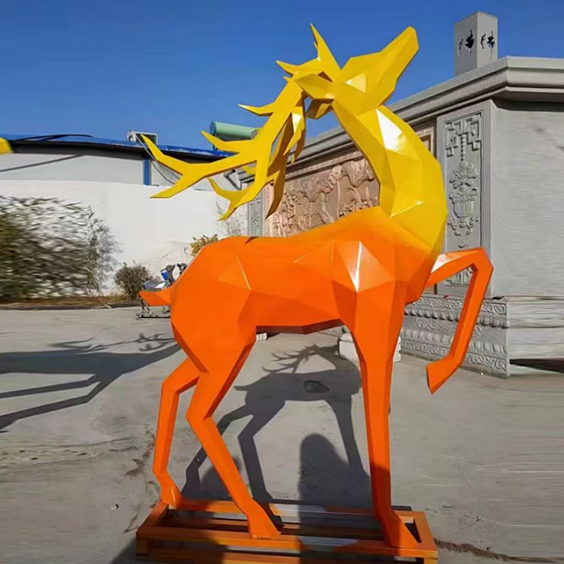 Fiberglass Deer Statue Sculpture