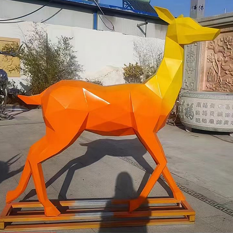 Fiberglass Deer Statue Sculpture