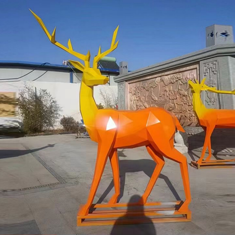 Fiberglass Deer Statue Sculpture