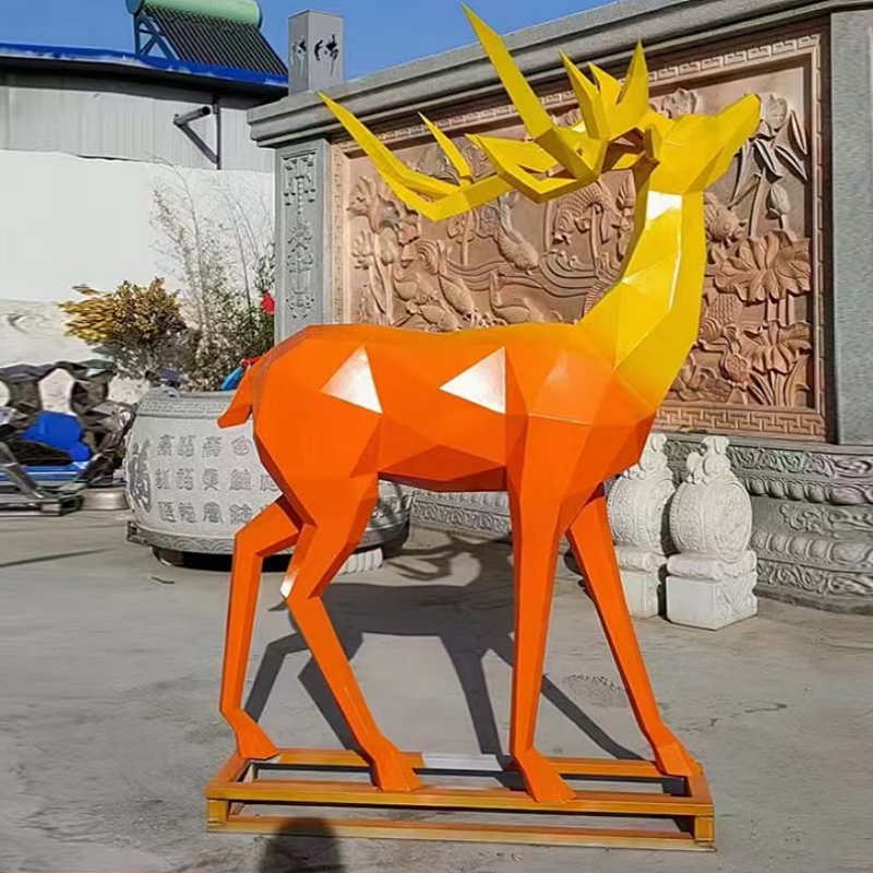 Fiberglass Deer Statue Sculpture