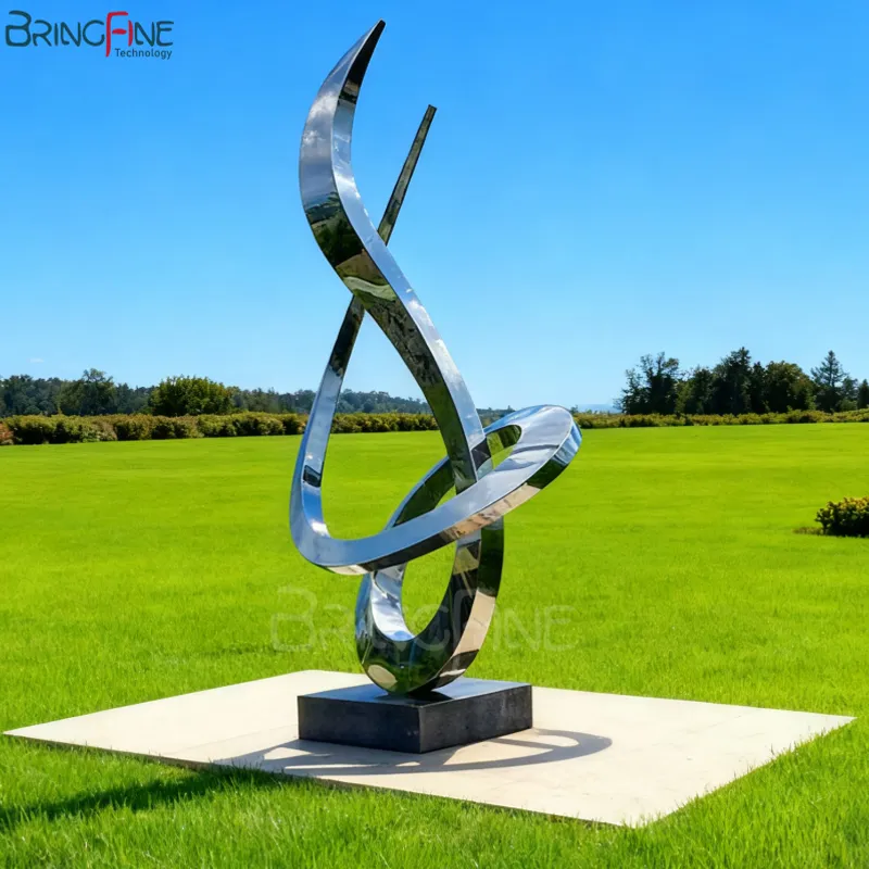 Stainless Steel Water Drop Statue