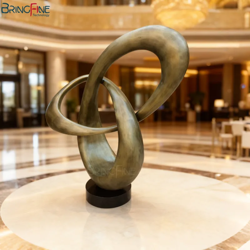 Abstract Bronze Sculpture