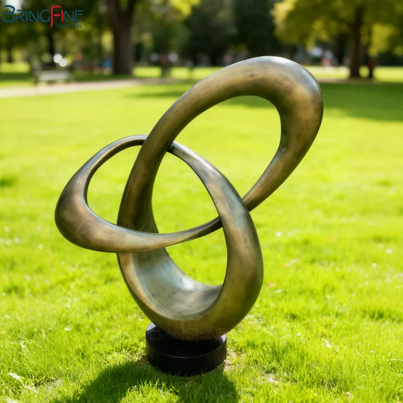 Abstract Bronze Sculpture