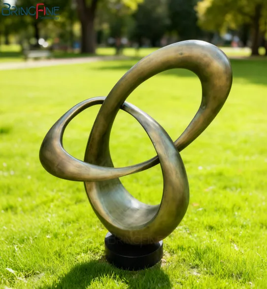Abstract Bronze Sculpture