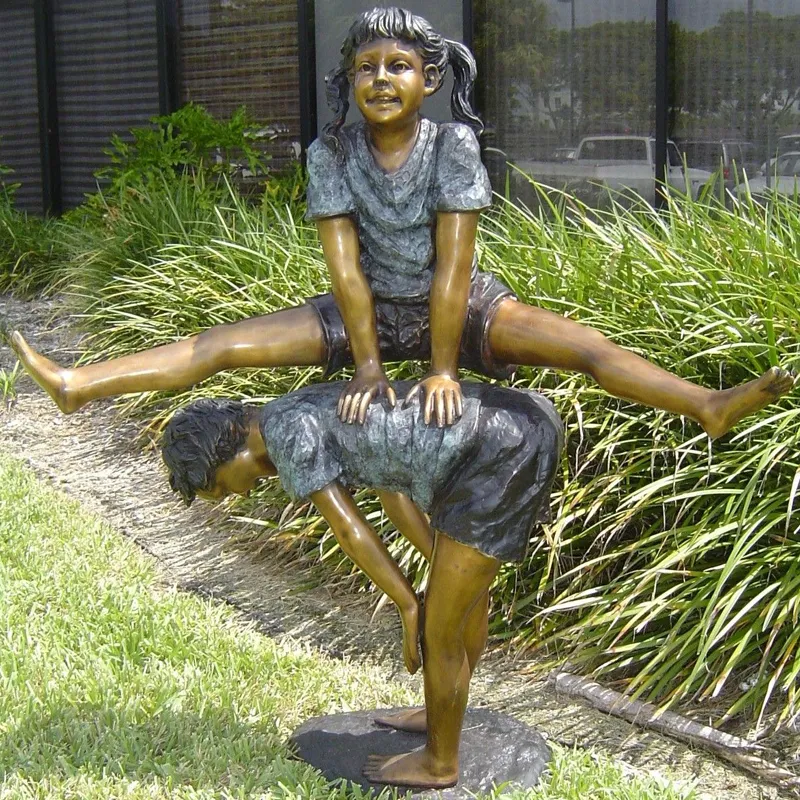 Life Size Bronze Children Statue