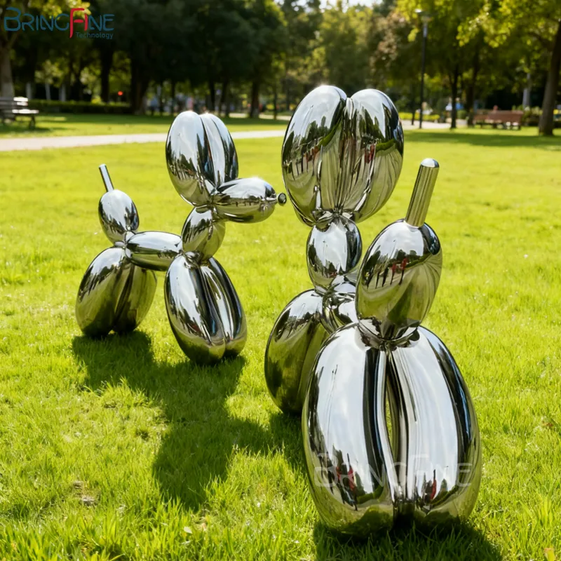 Stainless Steel Balloon Dog Sculpture