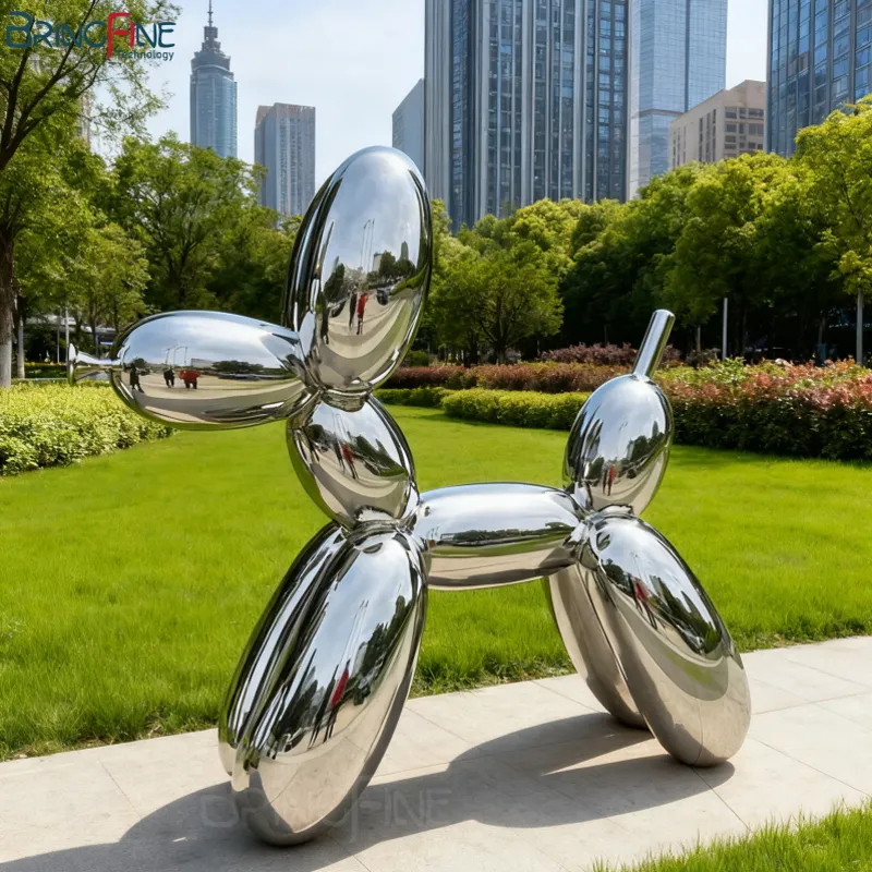 Stainless Steel Balloon Dog Sculpture