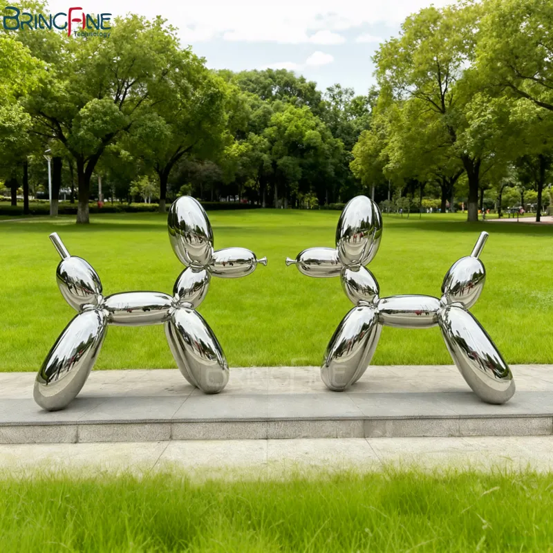 Stainless Steel Balloon Dog Sculpture