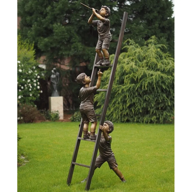 Life Size Bronze Children Statue