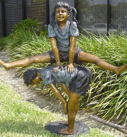 Life Size Bronze Children Statue
