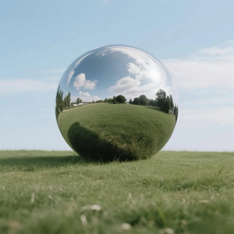 Stainless Steel Ball Sculpture