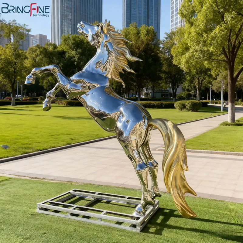 Stainless Steel Horse Statue