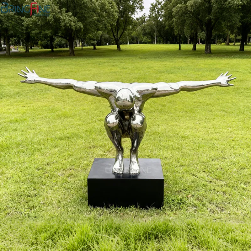 Stainless Steel Human Sculpture