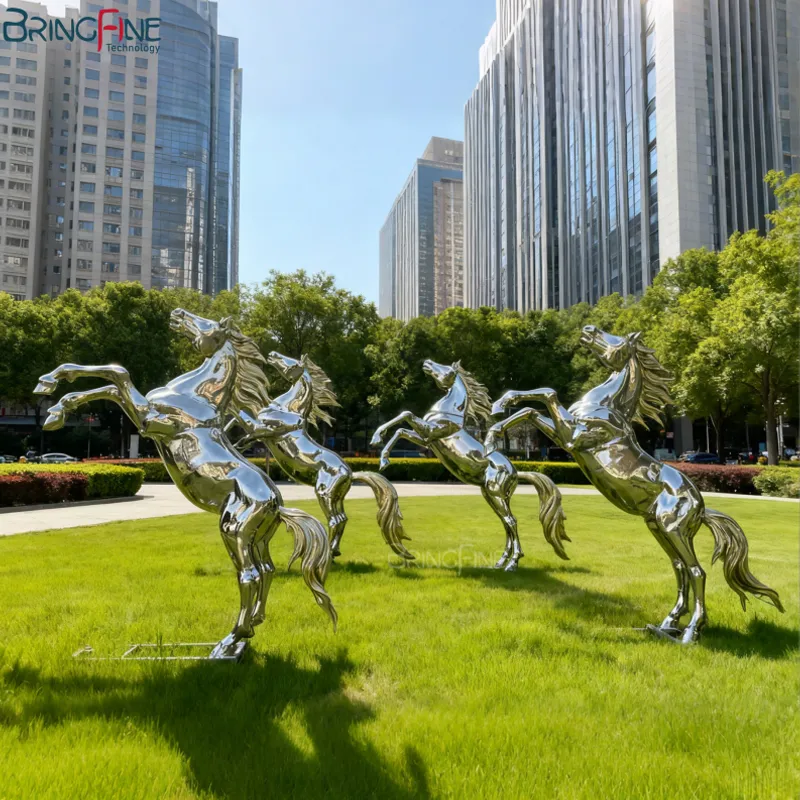 Stainless Steel Horse Statue