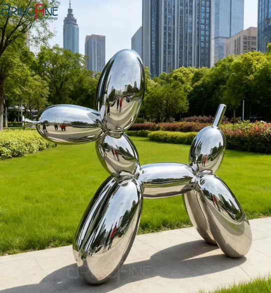 Stainless Steel Balloon Dog Sculpture