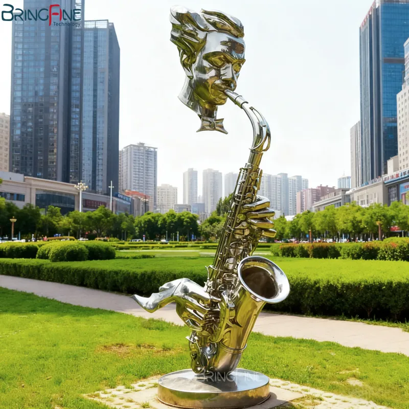Stainless Steel Human Sculpture