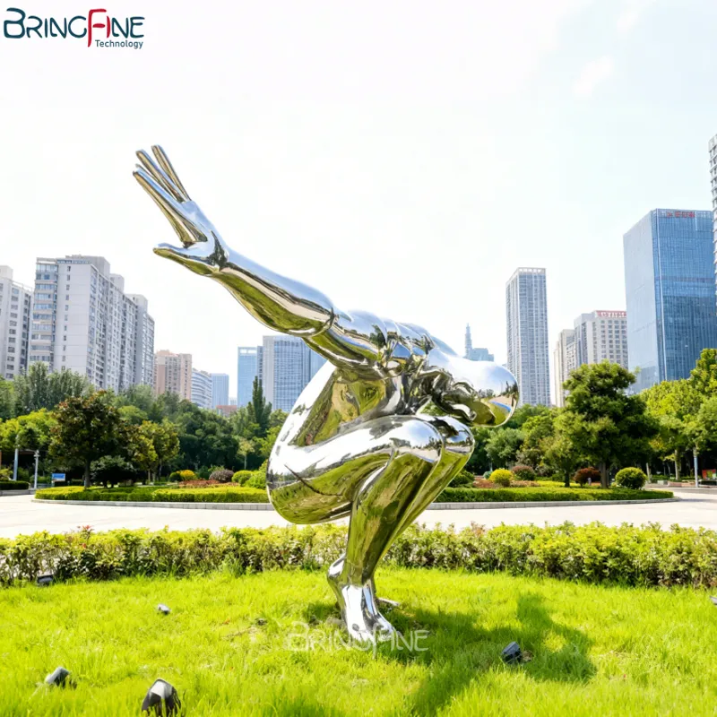 Stainless Steel Human Sculpture