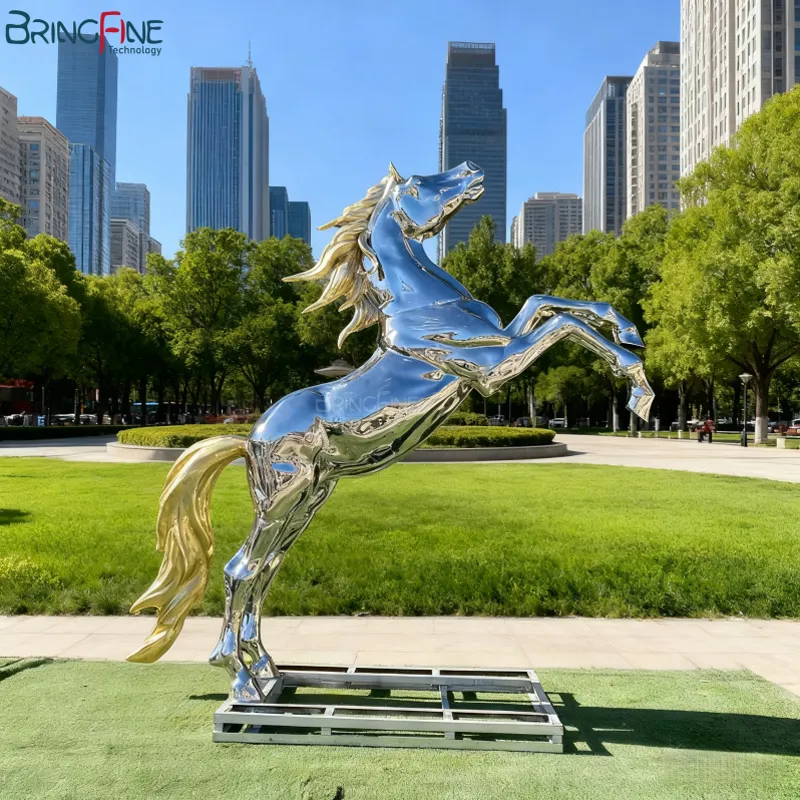 Stainless Steel Horse Statue