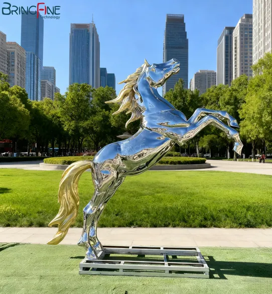 Stainless Steel Horse Statue