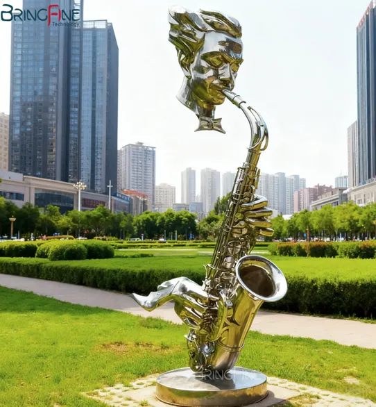 Stainless Steel Human Sculpture