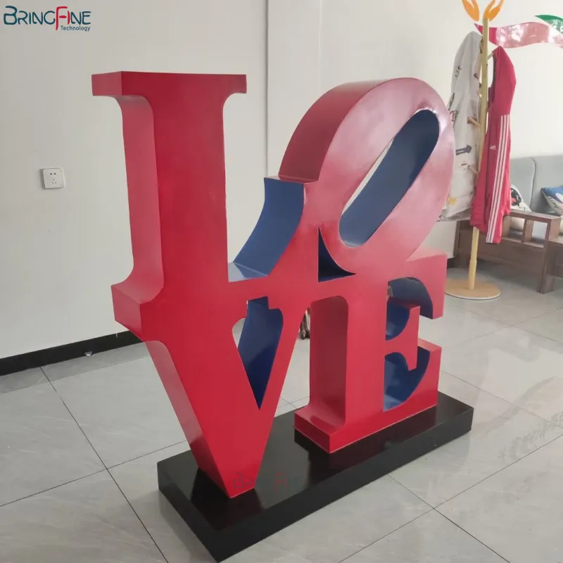 Stainless Steel Sculpture Love