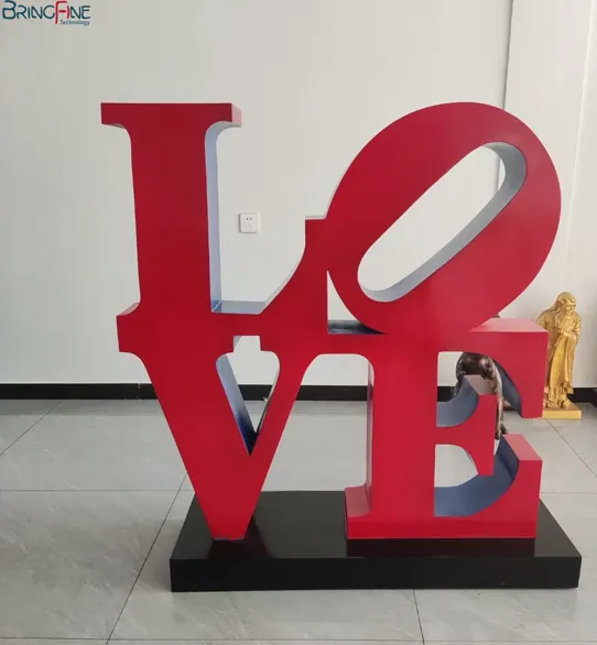 Stainless Steel Sculpture Love
