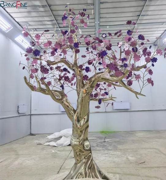 Stainless Steel Tree Sculpture