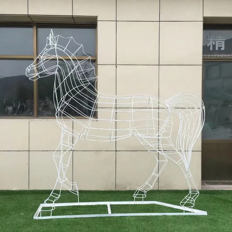 Wire Horse Sculpture