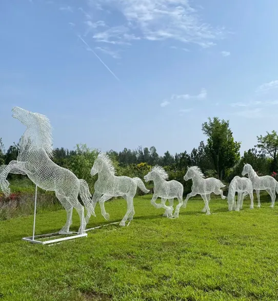 Wire Horse Sculpture