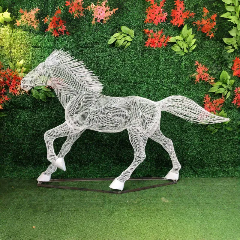 Wire Horse Sculpture