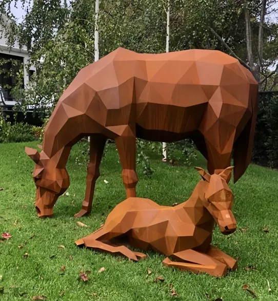 Corten Steel Animal Statue